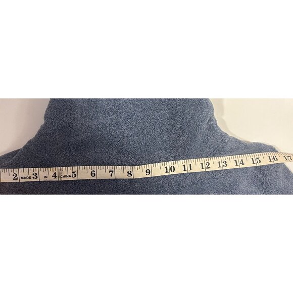 Nike Women's S Dri-Fit Pullover Sweatshirt Blue Layering Ski Roll Sleeves & Neck - Picture 8 of 11